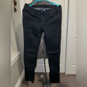 prana 6 28 black with texture design jeans skinny